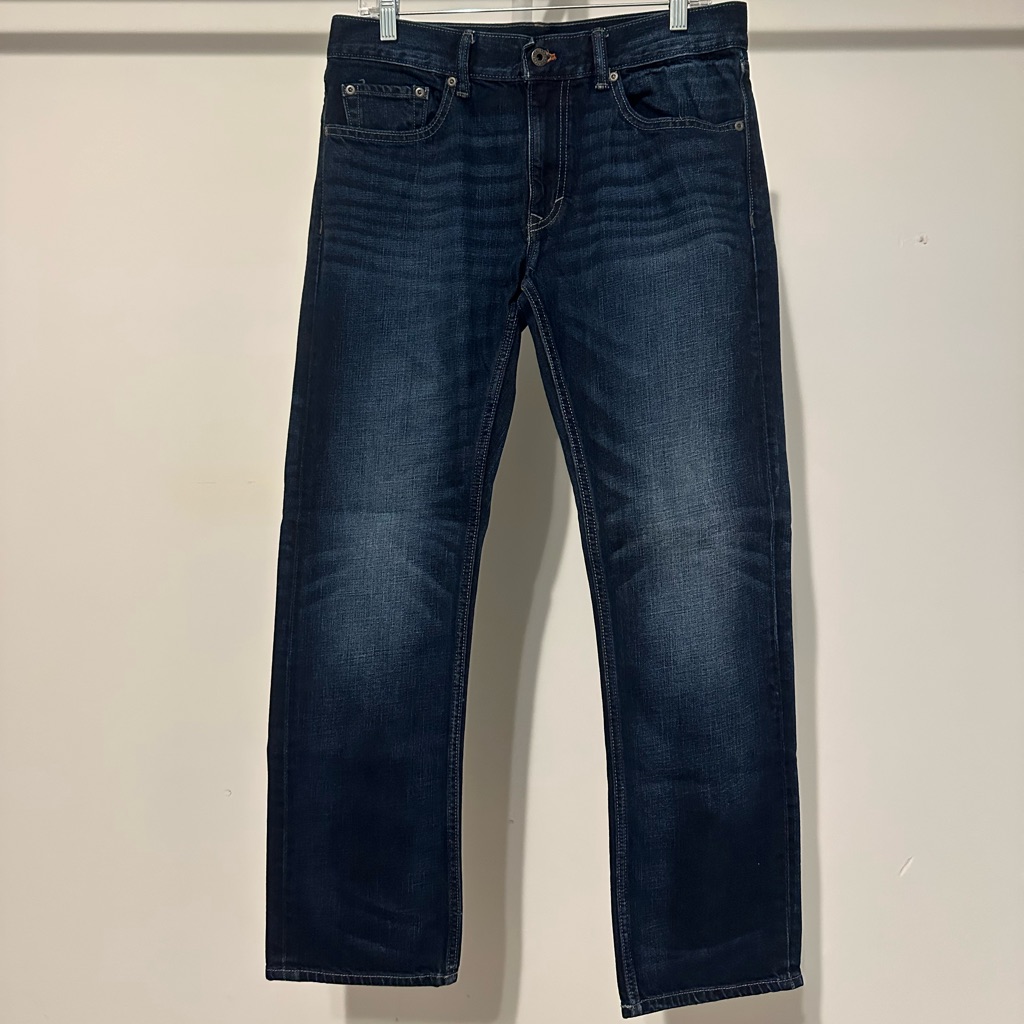 Mens Banana Republic  Vintage Straight Blue Jeans Brand New Condition